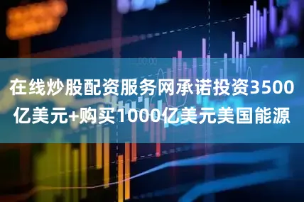 在线炒股配资服务网承诺投资3500亿美元+购买1000亿美元美国能源